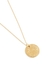 Medium Leone 24kt gold-plated necklace - Alighieri