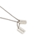 Silver-tone logo tag necklace - Paul Smith