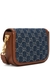 1955 Horsebit Mini monogrammed denim saddle bag - Gucci