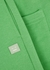 Green logo cotton shorts - Acne Studios