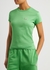 Green logo cotton T-shirt - Acne Studios