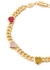 Jelly Heart 18kt gold-plated chain bracelet - Missoma