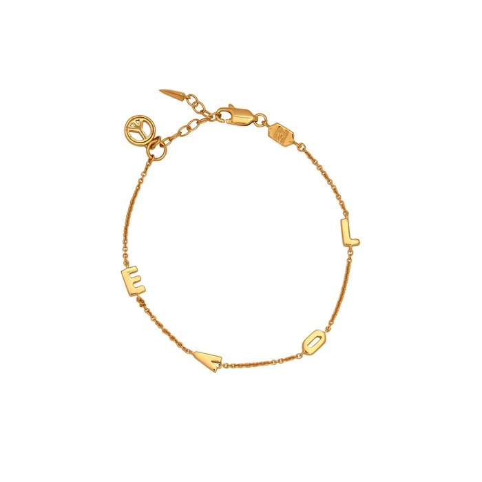 Missoma Love 18kt Gold-plated Bracelet