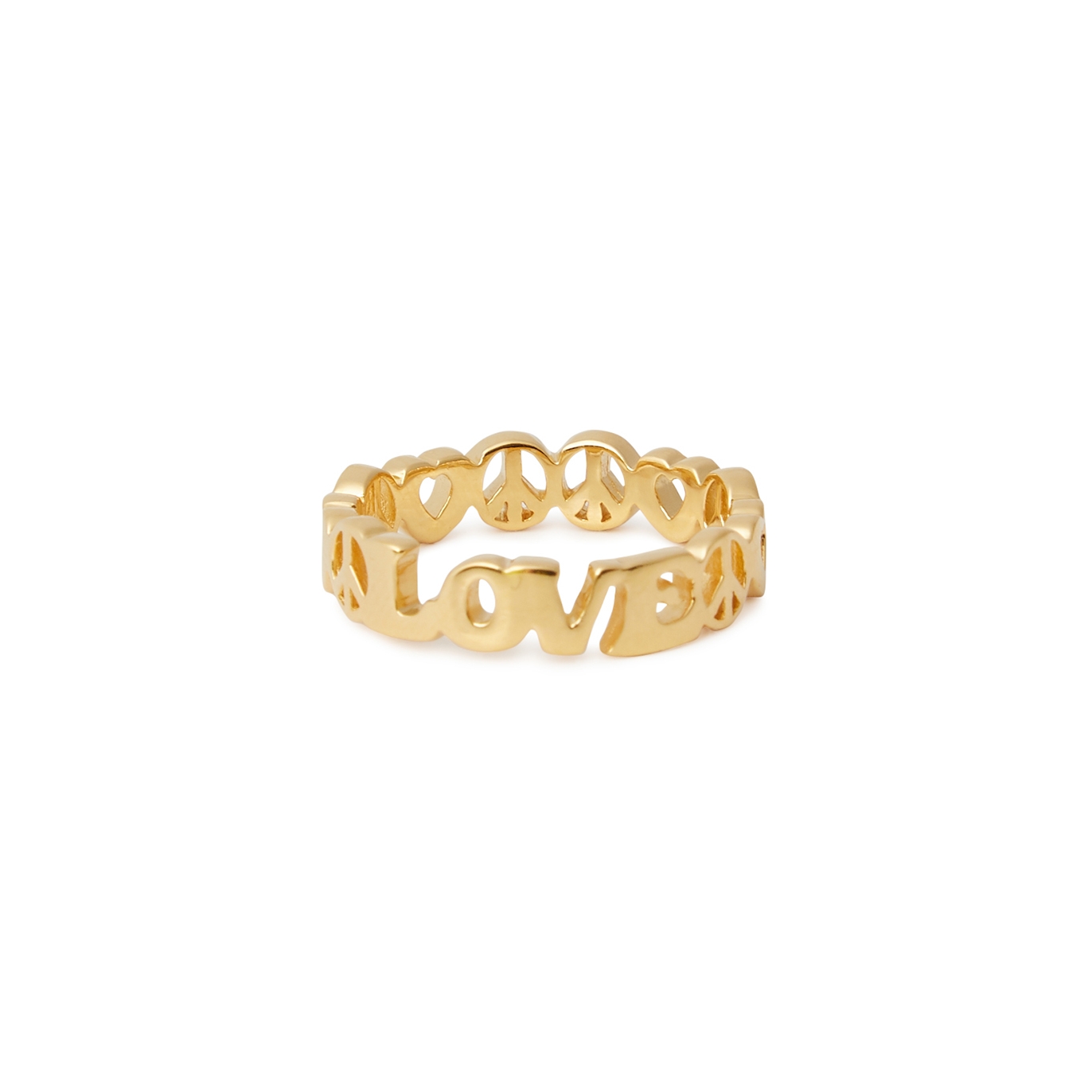 Missoma Share The Love 18kt Gold-plated Ring - O