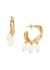 Molten pearl and 18kt gold-plated hoop earrings - Missoma