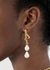 Molten asymmetric 18kt gold-plated earrings - Missoma