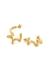 Squiggle Medium 18kt gold-plated hoop earrings - Missoma