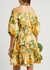 Sally off-the-shoulder printed cotton mini dress - CARA CARA