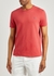 Red logo-embroidered cotton T-shirt - Polo Ralph Lauren