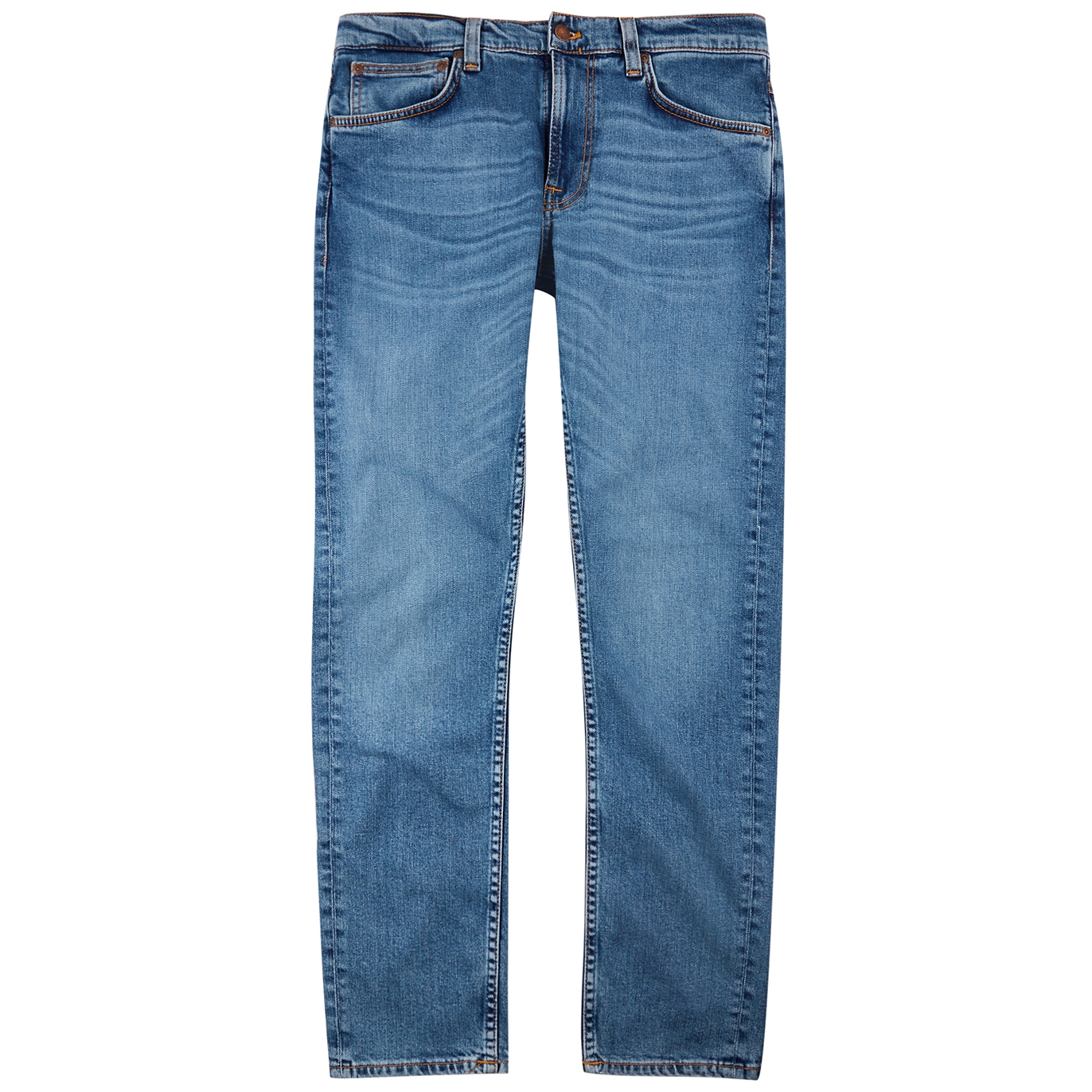 Nudie Jeans Lean Dean Blue Slim-leg Jeans - W34