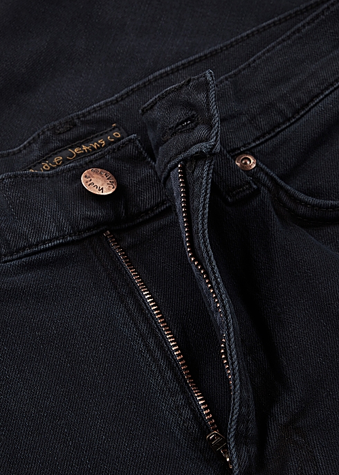 Refrein Halve cirkel Bewijs Nudie Jeans Lean Dean black slim-leg jeans - Harvey Nichols