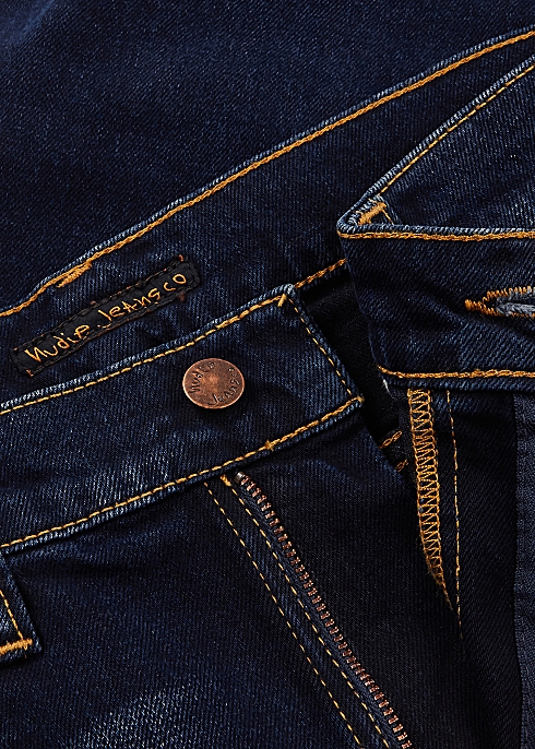 Nudie Lean indigo slim-leg jeans - Harvey Nichols