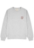 Frasse grey logo cotton sweatshirt - Nudie Jeans