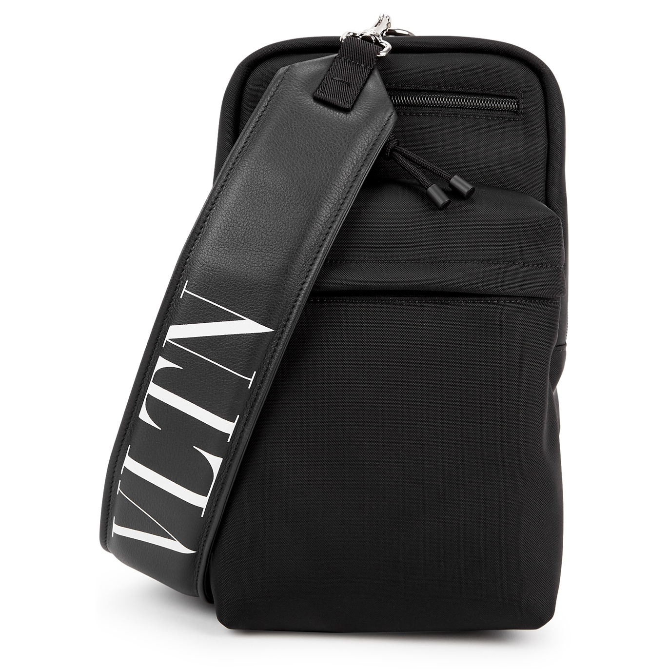 Valentino Valentino Garavani Vltn Black Nylon Cross-body Bag