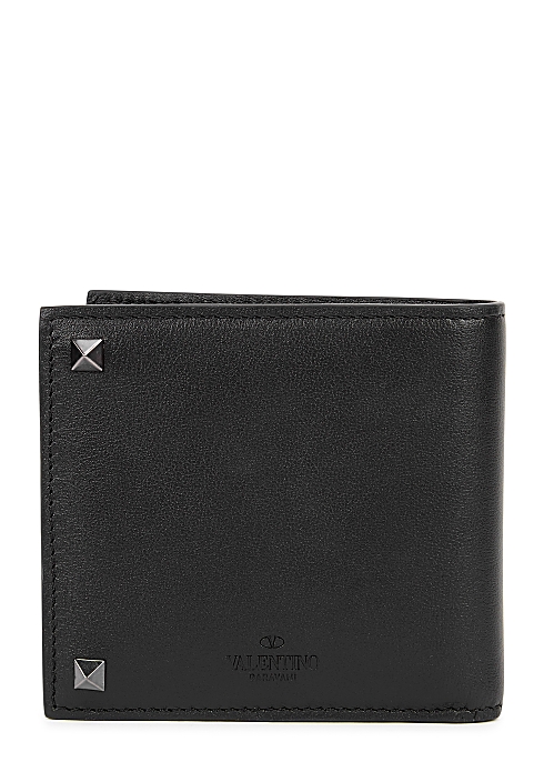 Valentino Valentino Garavani black leather wallet Harvey Nichols