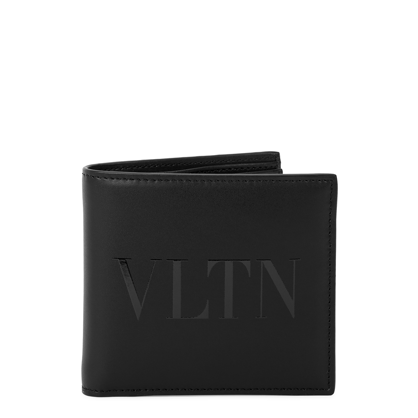 Valentino Valentino Garavani Logo Leather Wallet - Black