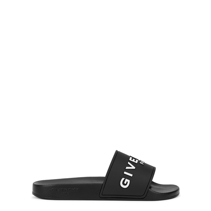 GIVENCHY LOGO RUBBER SLIDERS