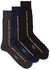 Vittore stretch-cotton socks - set of three - Paul Smith