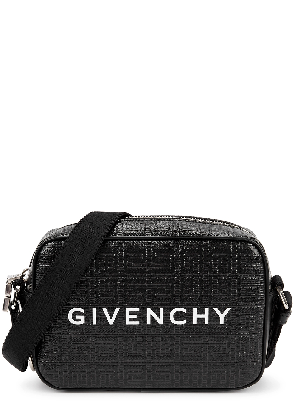 Givenchy 4G monogrammed black leather cross-body bag