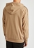 Camel logo hooded cotton sweatshirt - Alexander McQueen