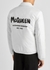 White logo-print shell jacket - Alexander McQueen