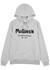 Grey logo hooded cotton sweatshirt - Alexander McQueen