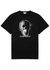 Black skull-print cotton T-shirt - Alexander McQueen