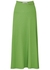 Green cut-out stretch-jersey midi skirt - Christopher Esber