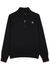 Black half-zip cotton-blend jumper - PS Paul Smith