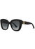 Black oversized cat-eye sunglasses - Gucci