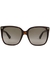 Tortoiseshell square-frame sunglasses - Gucci