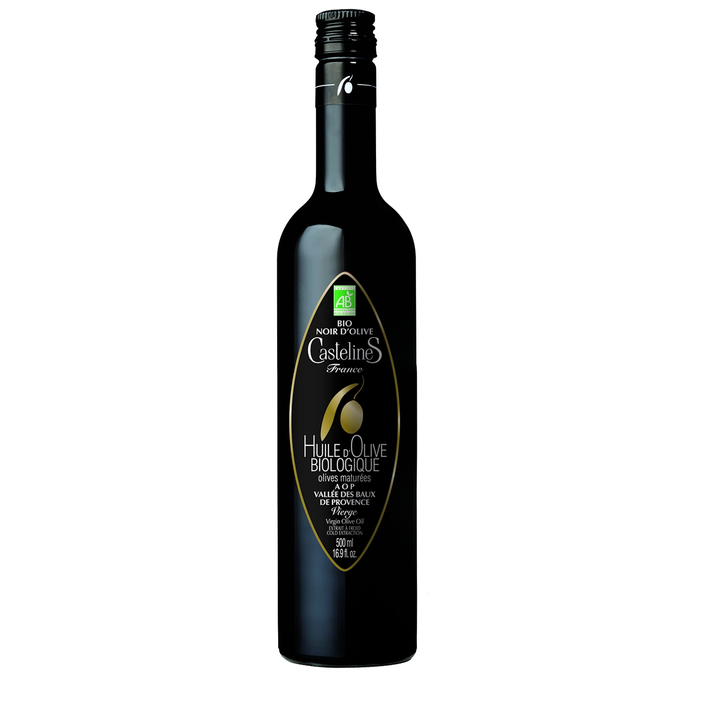 Domaine Castelas Castelines Noir D'Olive Organic Virgin Olive Oil 500ml