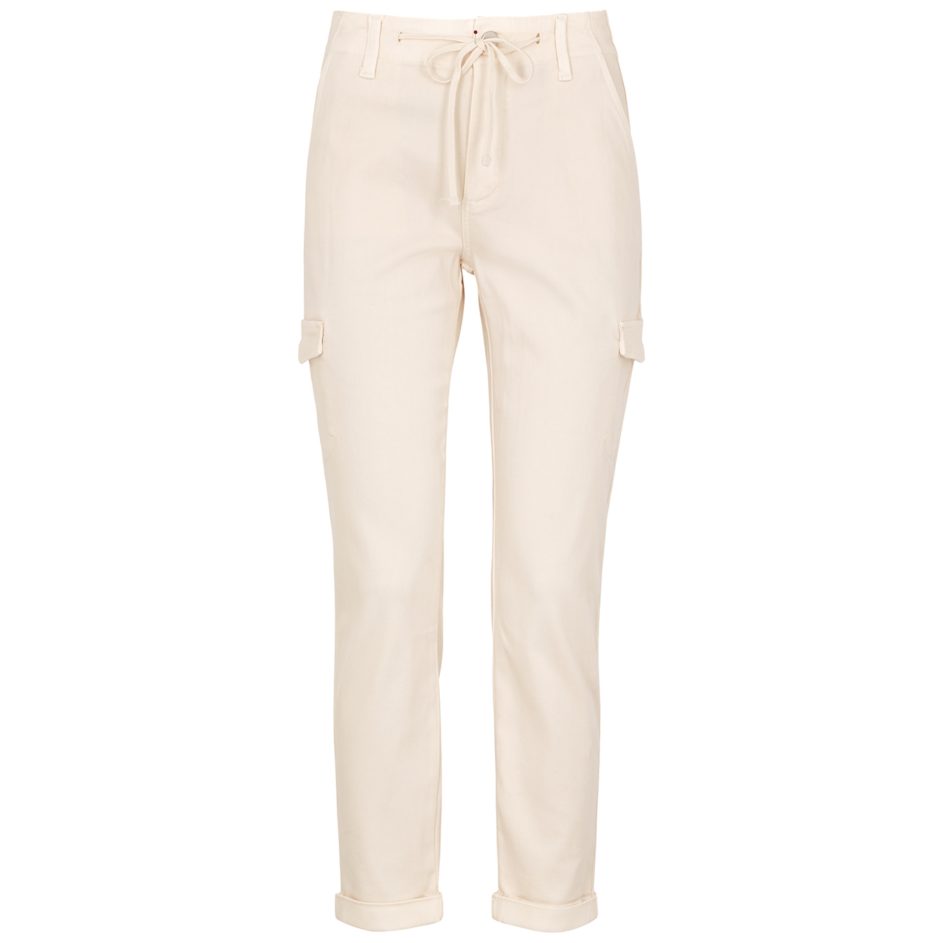 Paige Christy Off-white Slim-leg Cargo Trousers - W28