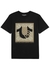 Black printed cotton T-shirt - True Religion