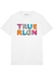 White embroidered cotton T-shirt - True Religion