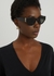 Black cat-eye sunglasses - Saint Laurent