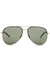 Gold-tone rimless aviator-style sunglasses - Saint Laurent