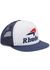 Speedmark navy logo trucker hat - RHUDE