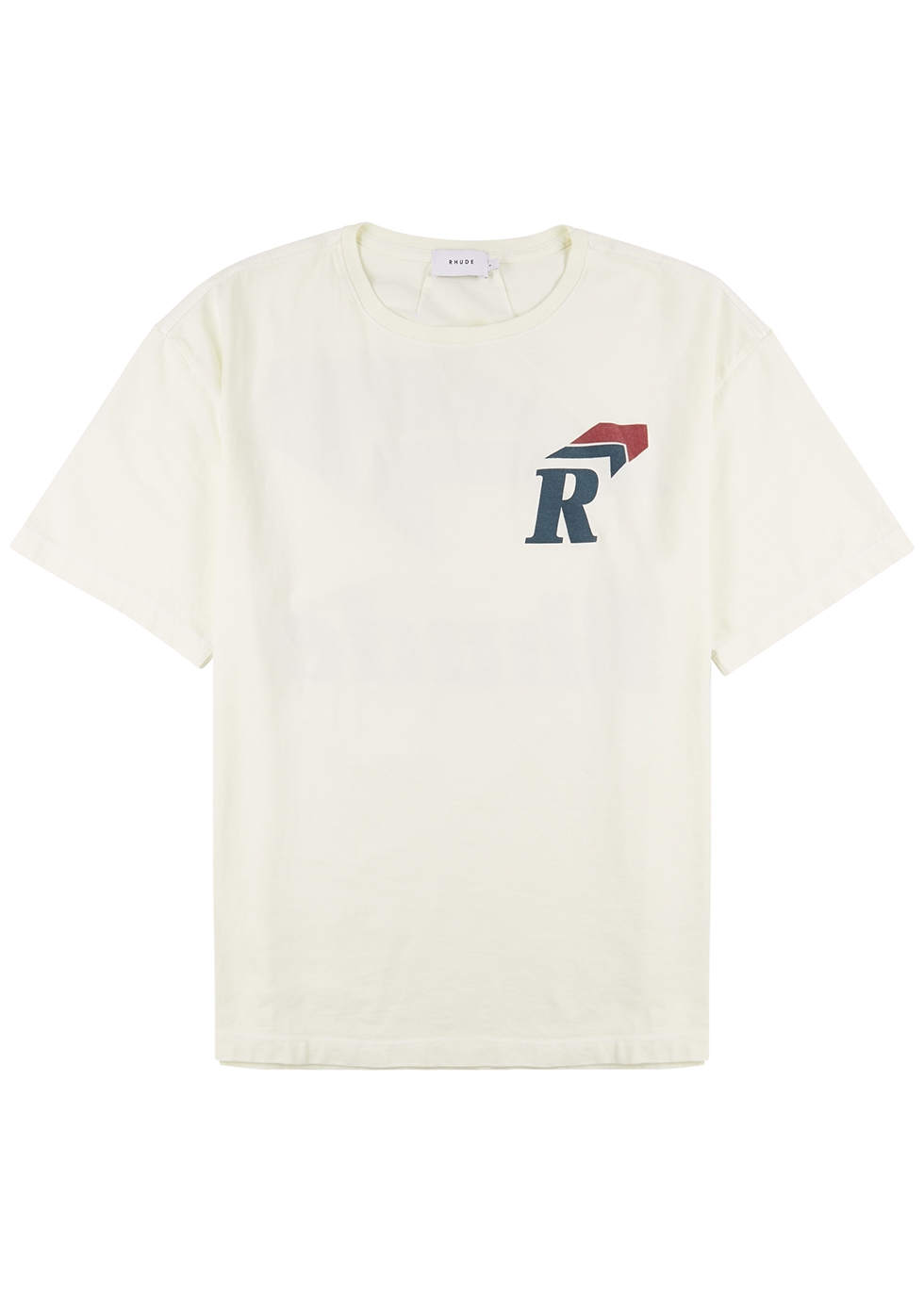 Off-white logo-print cotton T-shirt