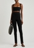 VB Body black stretch-knit bra top - Victoria Beckham
