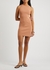 VB Body blush stretch-knit mini dress - Victoria Beckham