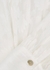 White floral-jacquard georgette blouse - Vince