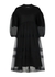 Black layered cotton and tulle dress - SIMONE ROCHA