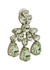 Chandelier crystal-embellished silver-tone drop earrings - SIMONE ROCHA