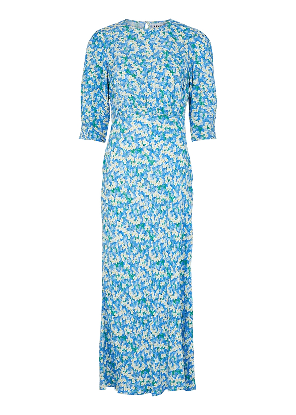 RIXO Lucile floral-print midi dress - Harvey Nichols