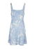 Ronan printed linen-blend mini dress - RIXO