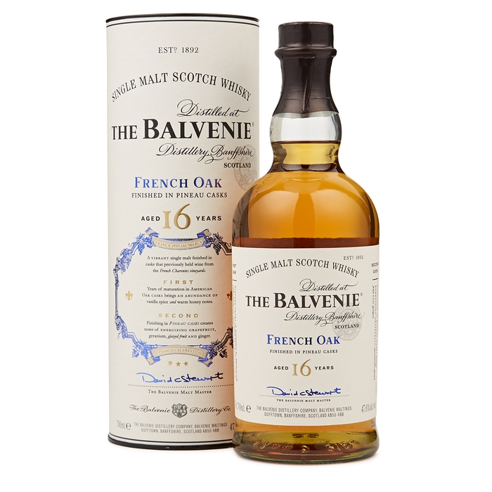 Balvenie 16 Year Old French Oak Pineau Cask Finished Single Malt Scotch Whisky