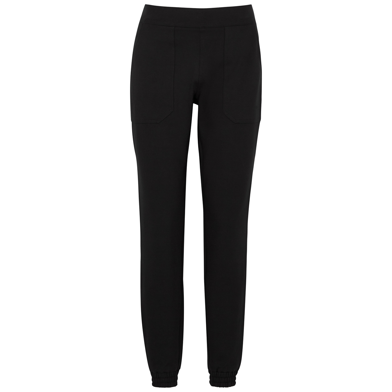 Spanx The Perfect Pant Black Stretch-jersey Sweatpants - XS