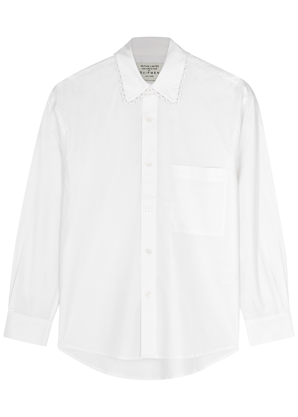 Equipment Archive white cotton-poplin shirt - Harvey Nichols