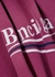 Fuchsia logo cotton T-shirt - Balenciaga